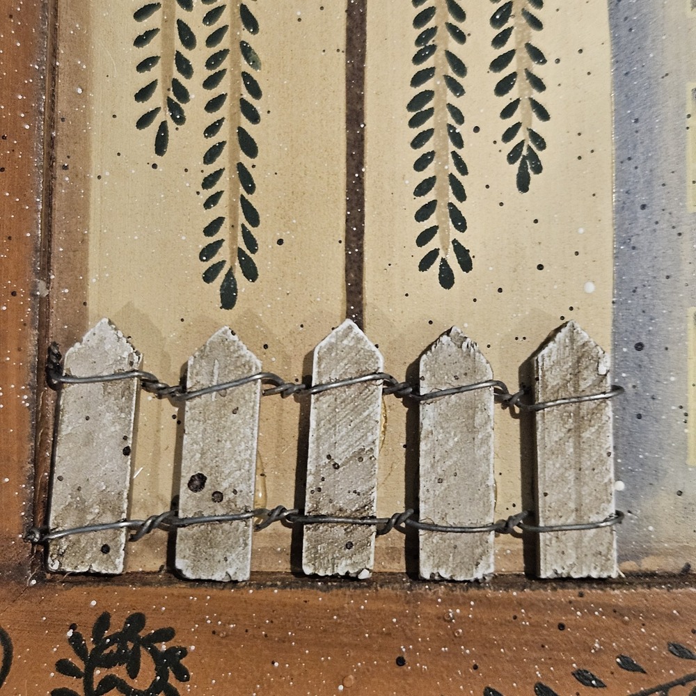 Bless‎ This House Wooden Wall Sign Primitive Farmhouse Decor 9x12 - Picture 2 of 6